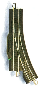 Bachmann 44461 HO Scale Steel E-Z Track Remote Left Hand Switch