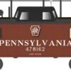 Bowser 43416 HO Scale PRR N8 Caboose Cabin W/Antenna Pennsylvania "Lake Region" PRR 478140 -Bachmann Store bowser 43416 ho scale prr n8 caboose cabin w antenna pennsylvania lake region prr 478140