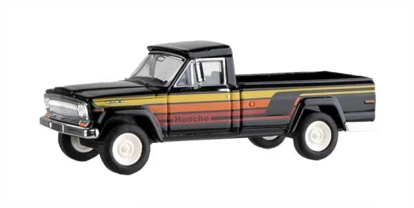 Brekina 19811 HO Scale 1968 Jeep Gladiator B Hancho Edition Black/Orange/Red 3 Brekina 19811 HO Scale 1968 Jeep Gladiator B Hancho Edition Black/Orange/Red