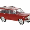 Brekina 19869 HO Scale 1967 Jeep Wagoneer Red
