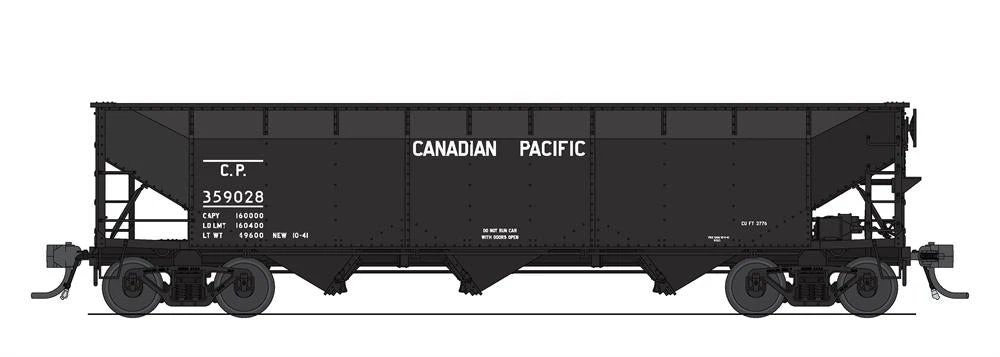 Broadway Limited Imports 8110 HO Scale 70 Ton Triple Hopper Canadian Pacific CP 359062 3 Broadway Limited Imports 8110 HO Scale 70 Ton Triple Hopper Canadian Pacific CP 359062