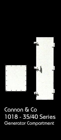 Cannon & Company 1018 HO Scale Compartment Doors EMD 35/40 Series Generator (8-Pack)