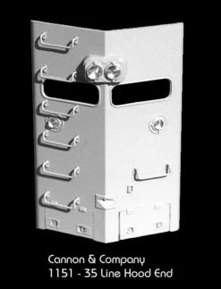 Cannon & Company 1151 HO Scale EMD Long Hood Ends 35 Series (2-Pack)