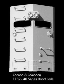 Cannon & Company 1152 HO Scale EMD Long Hood Ends 40 Series (2-Pack)