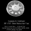 Cannon & Company 1706 HO Scale 36 Radiator Fans For All GP35s SD35s & SDP35s (2-Pack) -Bachmann Store cannon company 1706 ho scale 36 radiator fans for all gp35s sd35s sdp35s 2 pack