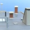 City Classics 208 HO Scale Rooftop Details Set
