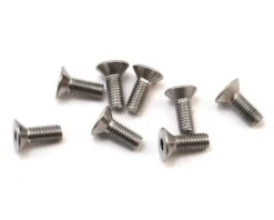 CRC 1482 Steel 3x8mm Flat Head Screw 8 Pack