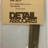 Detail Associates WR-2511 Round Brass Wire .046" Diameter (HO Scale 3-1/2" N Scale 7-3/8") -Bachmann Store detail associates wr 2511 round brass wire 046 diameter ho scale 3 1 2 n scale 7 3 8