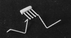 Details Associates FC-6205 HO Scale Running Board Corner Grab Irons (4 Pack)