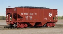 Fox Valley Models 15027 HO Scale USRA 55-Ton 2-Bay Open Hopper Pennsylvania PRR 220179