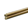 K&S Engineering 1165 1/4" Solid Brass Rod 36" 4 Pack -Bachmann Store k s engineering 1165 1 4 solid brass rod 36 4 pack