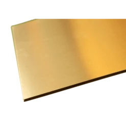 K&S Engineering 251 .010"x4"x10" Brass Sheet Metal 6 Pack