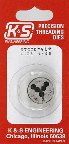 K&S Engineering 417 2-56 Threading Die