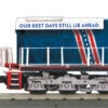 MTH RailKing 30-20800-1 O Gauge GE ES44AC Diesel Joe Biden #2020 With Caboose - Like New USED -Bachmann Store mth railking 30 20800 1 o gauge ge es44ac diesel joe biden 2020 with caboose used