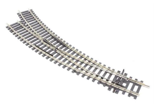 Peco ST244 HO Scale Code 100 Track Setrack Curved Insulfrog Double Radius Right-Hand Turnout 3 Peco ST244 HO Scale Code 100 Track Setrack Curved Insulfrog Double Radius Right-Hand Turnout
