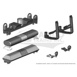 Rapido 102138 HO Scale Emergency Vehicle Detail Parts (Light Bars, Push Bar, Spots)