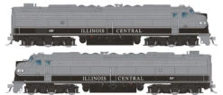 Rapido 28817 HO Scale EMD E8AA Set With HEP Illinois Central IC 100 / 101DCC And Sound