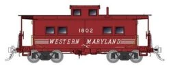 Rapido Trains 144025 HO Scale Northeastern Style Steel Caboose Speed Western Maryland WM 1802