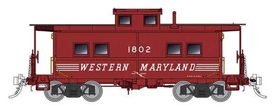 Rapido Trains 144025 HO Scale Northeastern Style Steel Caboose Speed Western Maryland WM 1802 3 Rapido Trains 144025 HO Scale Northeastern Style Steel Caboose Speed Western Maryland WM 1802