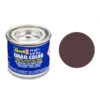 Revell 32184 14ml Tin Enamel Email Color Paint - Leather Brown Matte