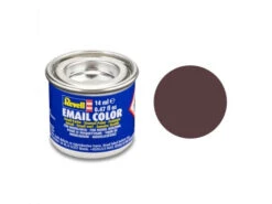 Revell 32184 14ml Tin Enamel Email Color Paint - Leather Brown Matte