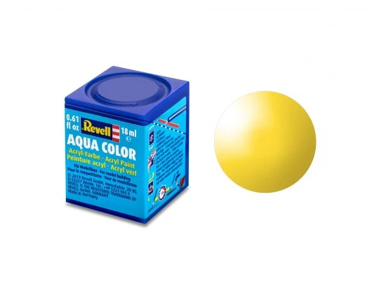 Revell 36112 18ml Bottle Acrylic Aqua Color Paint - Yellow Gloss 3 Revell 36112 18ml Bottle Acrylic Aqua Color Paint - Yellow Gloss