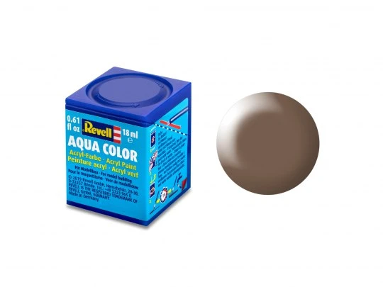 Revell 36381 18ml Bottle Acrylic Aqua Color Paint - Brown Silk 3 Revell 36381 18ml Bottle Acrylic Aqua Color Paint - Brown Silk