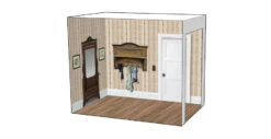 Roomettes 06-713-01 HO Scale Carlson's House Interior Kit (Fits Atlas 713) -Bachmann Store roomettes 06 713 01 ho scale carlson s house interior kit fits atlas 713 2