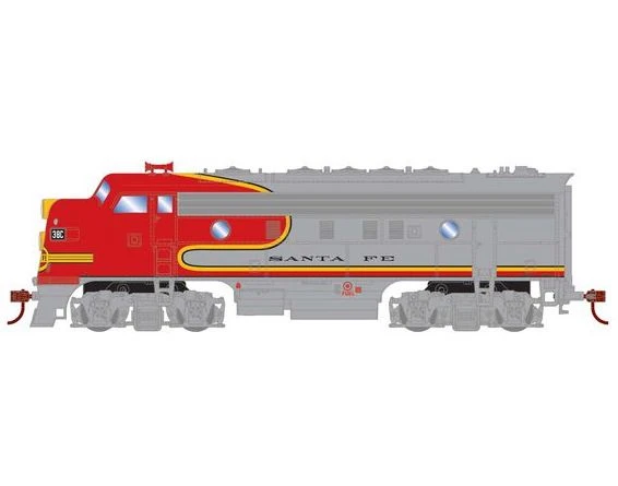 Roundhouse 3311 HO Scale EMD F7A Santa Fe ATSF 38C DC 3 Roundhouse 3311 HO Scale EMD F7A Santa Fe ATSF 38C DC