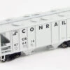 Roundhouse 96152 HO Scale PS-2 2003 2-Bay Covered Hopper, Conrail CR #876412 -Bachmann Store roundhouse 96152 ho scale ps 2 2003 2 bay covered hopper conrail cr 876412 a