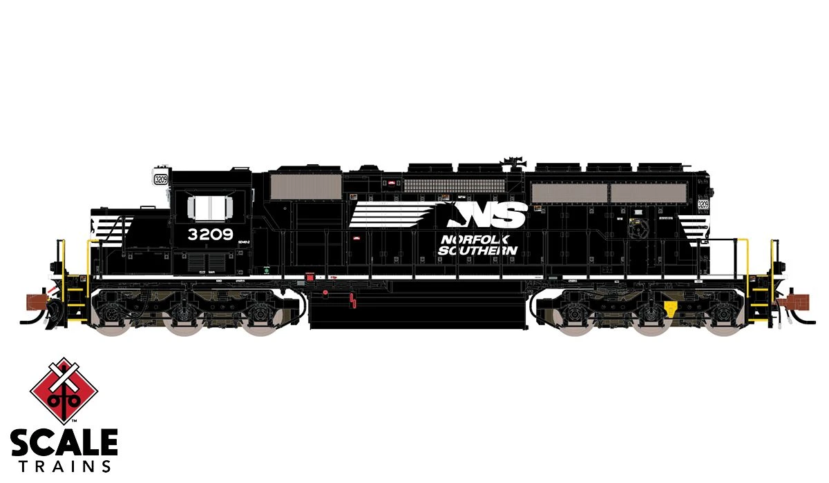 ScaleTrains 33772 Rivet N Scale EMD SD40-2 Norfolk Southern NS 3209 3 ScaleTrains 33772 Rivet N Scale EMD SD40-2 Norfolk Southern NS 3209