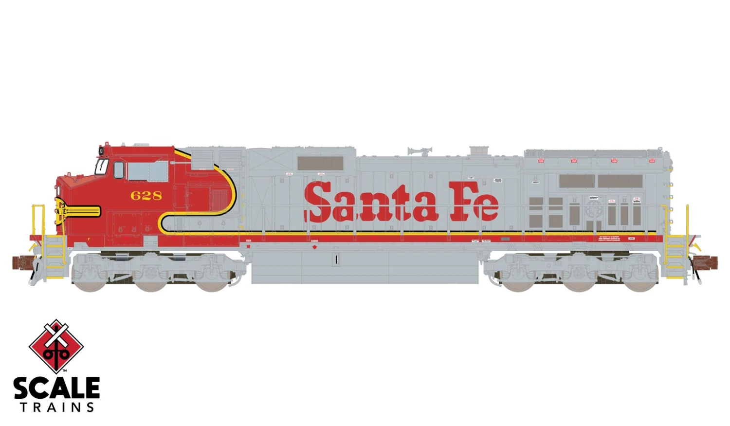 ScaleTrains 38513 Rivet N GE Dash 9-44CW Santa Fe ATSF 629 DCC And LokSound 3 ScaleTrains 38513 Rivet N GE Dash 9-44CW Santa Fe ATSF 629 DCC And LokSound