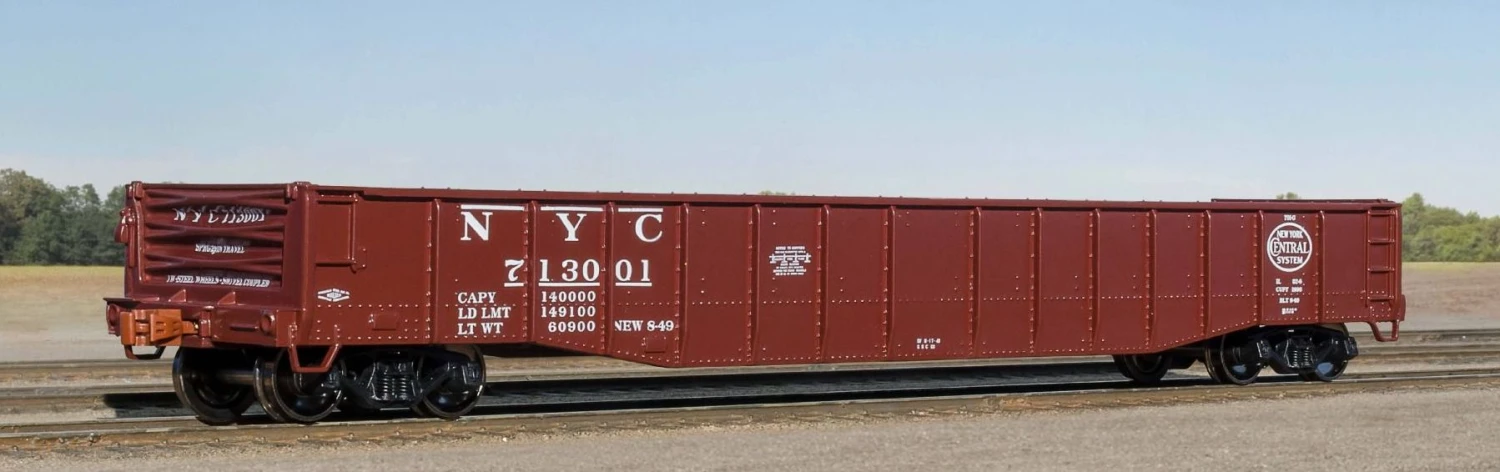 ScaleTrains Kit Classics 1191 HO Scale 52'6" Mill Gondola New York Central NYC 713001 3 ScaleTrains Kit Classics 1191 HO Scale 52'6" Mill Gondola New York Central NYC 713001