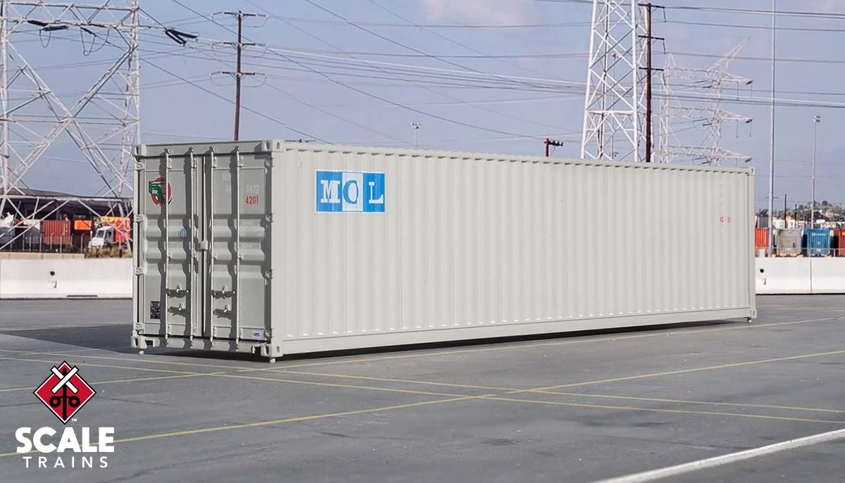 ScaleTrains Operator 11234 HO Scale CIMC 40' Container Mitsui OSK Lines "MOL" MOFU 682505 3 ScaleTrains Operator 11234 HO Scale CIMC 40' Container Mitsui OSK Lines "MOL" MOFU 682505