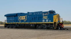 ScaleTrains Rivet 33650 N Scale GE ET44 Tier 4 Diesel "Boxcar Logo" CSXT 3451 DCC & Sound