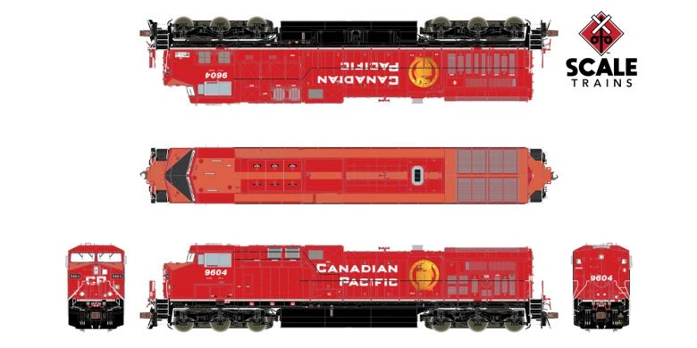 ScaleTrains Rivet 38442 HO Scale GE AC4400CW Diesel Canadian Pacific CP 9625 4 ScaleTrains Rivet 38442 HO Scale GE AC4400CW Diesel Canadian Pacific CP 9625 - Image 2