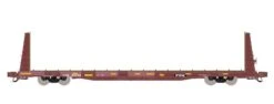 ScaleTrains Rivet 38974 N Scale BSC F68AH Bulkhead Flatcar Red Logo TTPX 80098
