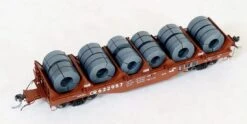 Tangent 1403 HO Scale Banded Coil Steel Loads 8 Pack Sizes: 72" X 60" -Bachmann Store tangent 1403 ho scale banded coil steel loads 8 pack sizes 72 x 60 3