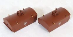 Tangent 27080-01 HO Scale G41a Coil Car Hoods 2 Pack Pennsylvania PRR Version 1