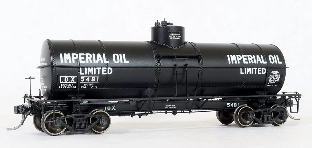 Tangent Scale Models 19070 HO Scale GA 1917-design 8000 Gal Tank Car Imperial Oil Liimited IOX 3 Tangent Scale Models 19070 HO Scale GA 1917-design 8000 Gal Tank Car Imperial Oil Liimited IOX