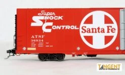 Tangent Scale Models 25023-04 HO Scale Greenville 86' Auto Parts Boxcar Santa Fe ATSF 36918 -Bachmann Store tangent scale models 25023 04 ho scale greenville 86 auto parts boxcar santa fe atsf 36918 4