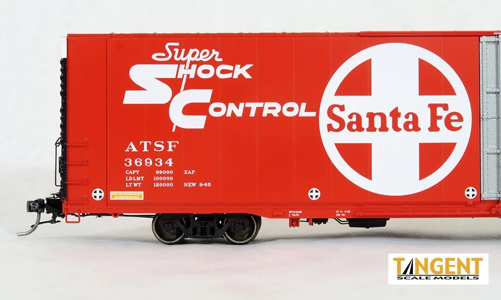 Tangent Scale Models 25023-06 HO Scale Greenville 86' Auto Parts Boxcar Santa Fe ATSF 36934 6 Tangent Scale Models 25023-06 HO Scale Greenville 86' Auto Parts Boxcar Santa Fe ATSF 36934 - Image 4