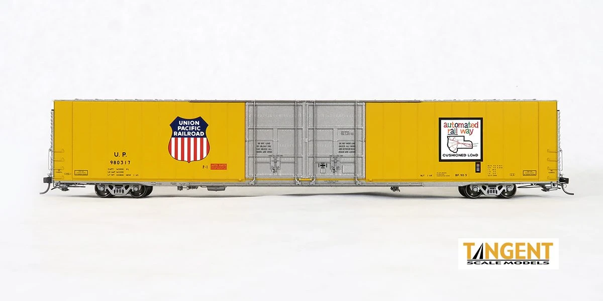 Tangent Scale Models 25033-03 HO Scale Greenville 86' Auto Parts Boxcar Union Pacific UP 980311 4 Tangent Scale Models 25033-03 HO Scale Greenville 86' Auto Parts Boxcar Union Pacific UP 980311 - Image 2