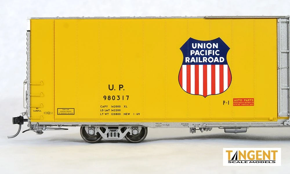 Tangent Scale Models 25033-03 HO Scale Greenville 86' Auto Parts Boxcar Union Pacific UP 980311 6 Tangent Scale Models 25033-03 HO Scale Greenville 86' Auto Parts Boxcar Union Pacific UP 980311 - Image 4