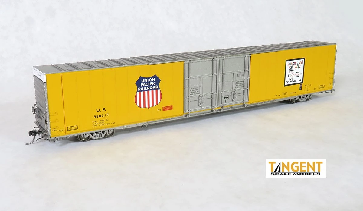 Tangent Scale Models 25033-03 HO Scale Greenville 86' Auto Parts Boxcar Union Pacific UP 980311 3 Tangent Scale Models 25033-03 HO Scale Greenville 86' Auto Parts Boxcar Union Pacific UP 980311