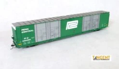 Tangent Scale Models 25513-04 HO Scale 86' Quad Door Auto Parts X-60-R Boxcar Penn Central PC 295614