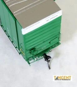 Tangent Scale Models 25513-04 HO Scale 86' Quad Door Auto Parts X-60-R Boxcar Penn Central PC 295614 -Bachmann Store tangent scale models 25513 04 ho scale 86 quad door auto parts x 60 r boxcar penn central pc 295614 4