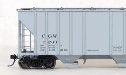 Tangent Scale Models 28012 GATC 4500 Covered Hopper Chicago Great Western CGW -Bachmann Store tangent scale models 28012 gatc 4500 covered hopper chicago great western cgw 2