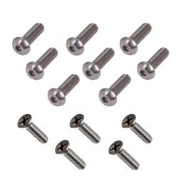 Team KNK White Rose Hobbies Edition 100 Piece Hardware Starter Set