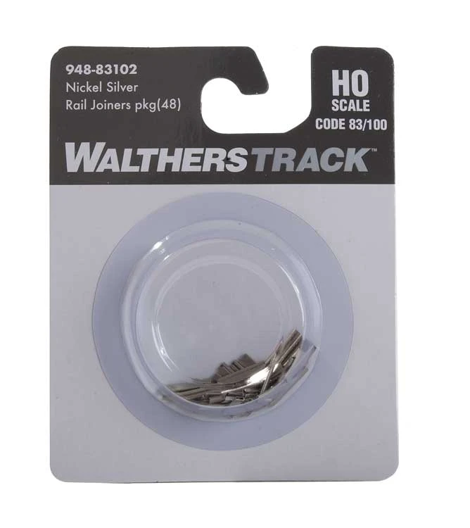 Walthers 948-83102 HO Scale Code 83 Or Code 100 Rail Joiners 48 Pack 4 Walthers 948-83102 HO Scale Code 83 Or Code 100 Rail Joiners 48 Pack - Image 2
